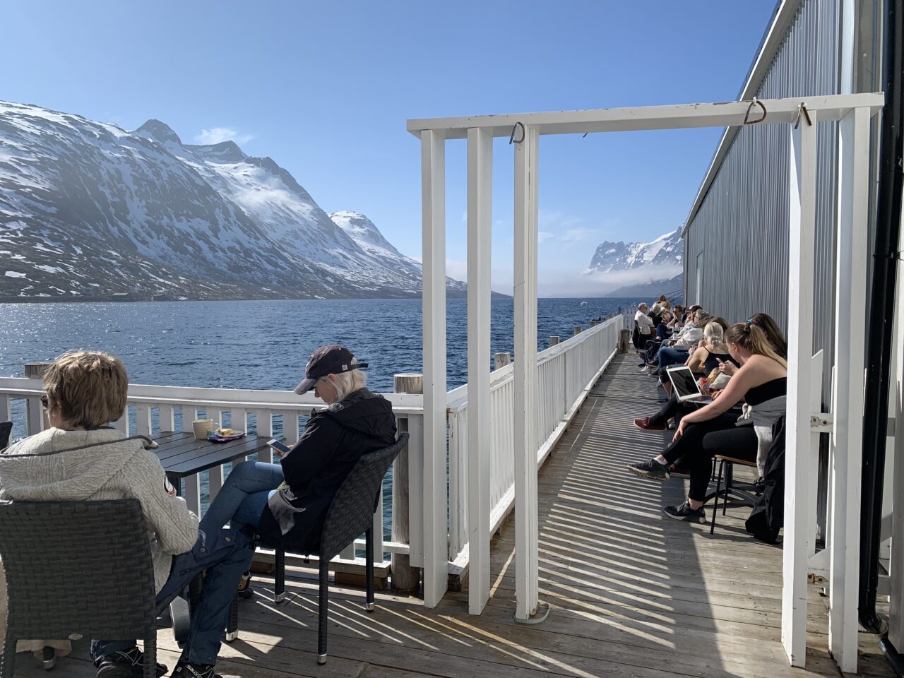 Bryggejentene in Ersfjord: A Cozy Cafe, with a Whale View…?