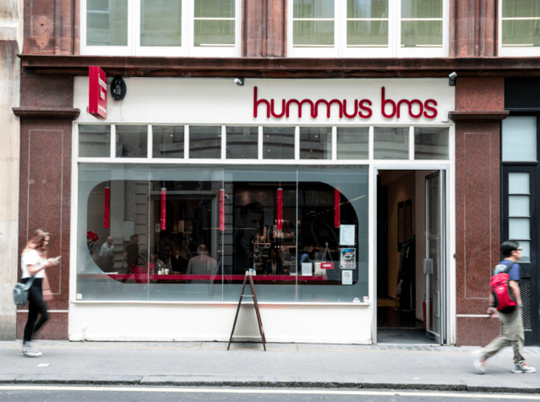 hummus bros restaurant soho london england