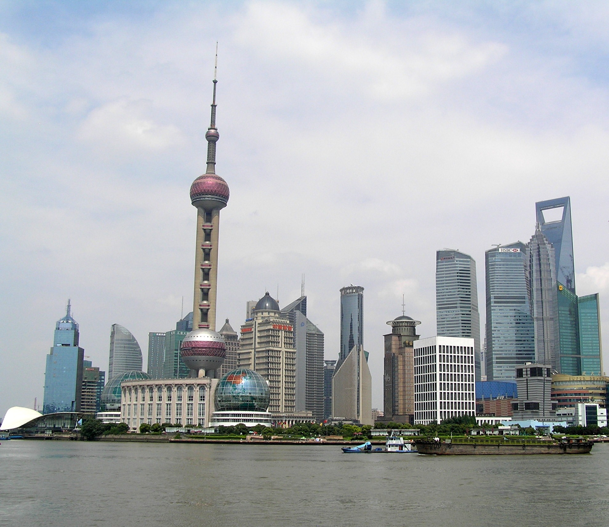 the bund neighbourhood view shanghai china