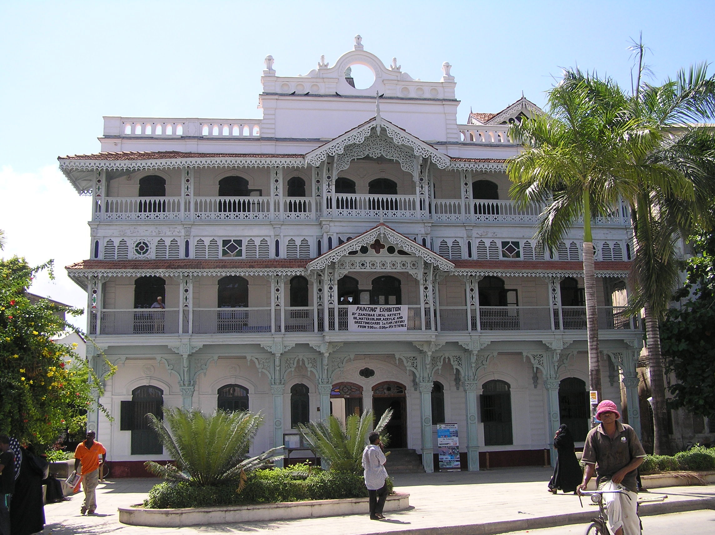 old stone town waterfront beautiful building zanzibar tanzania