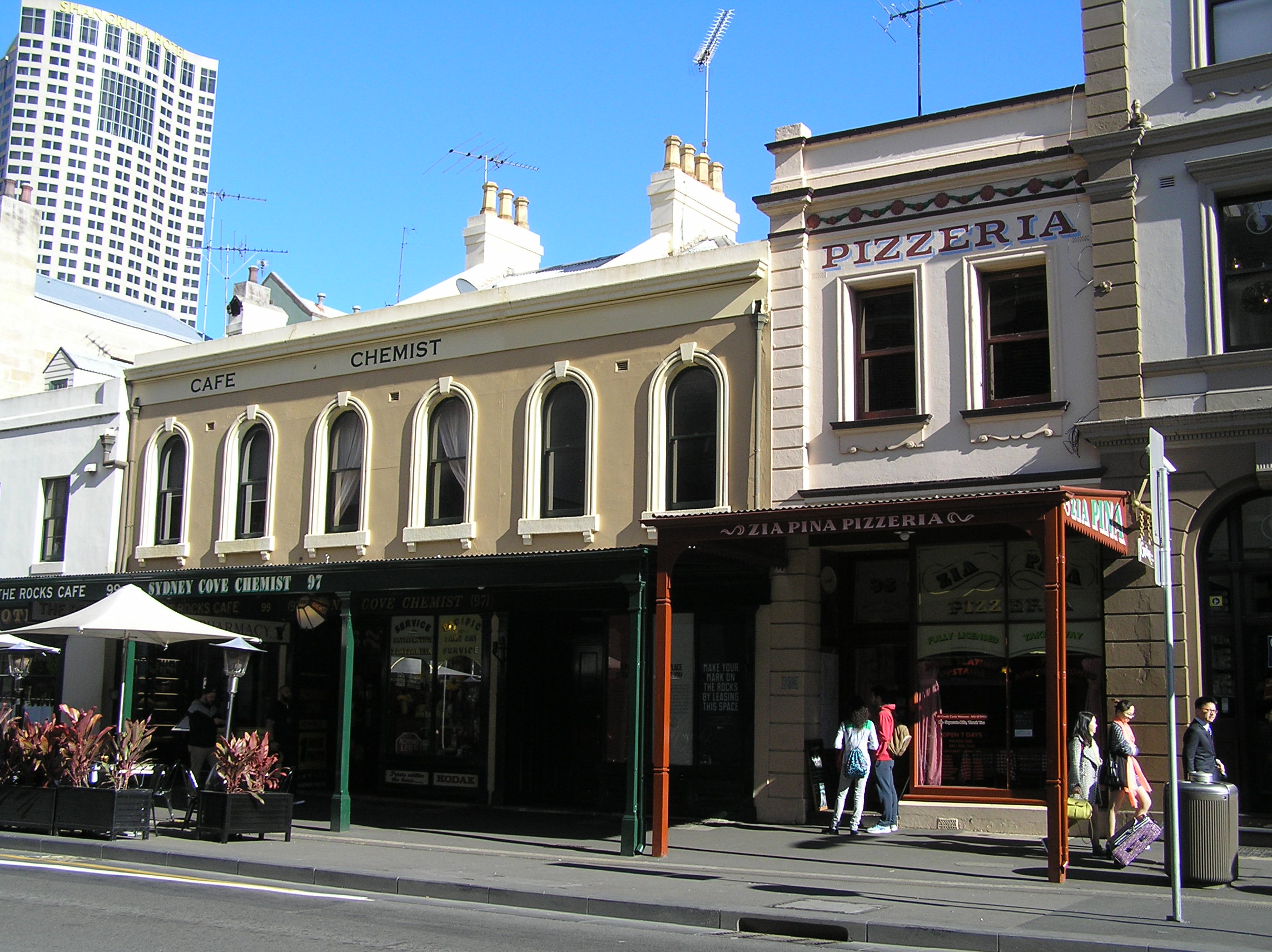 the rocks old town sydney australia