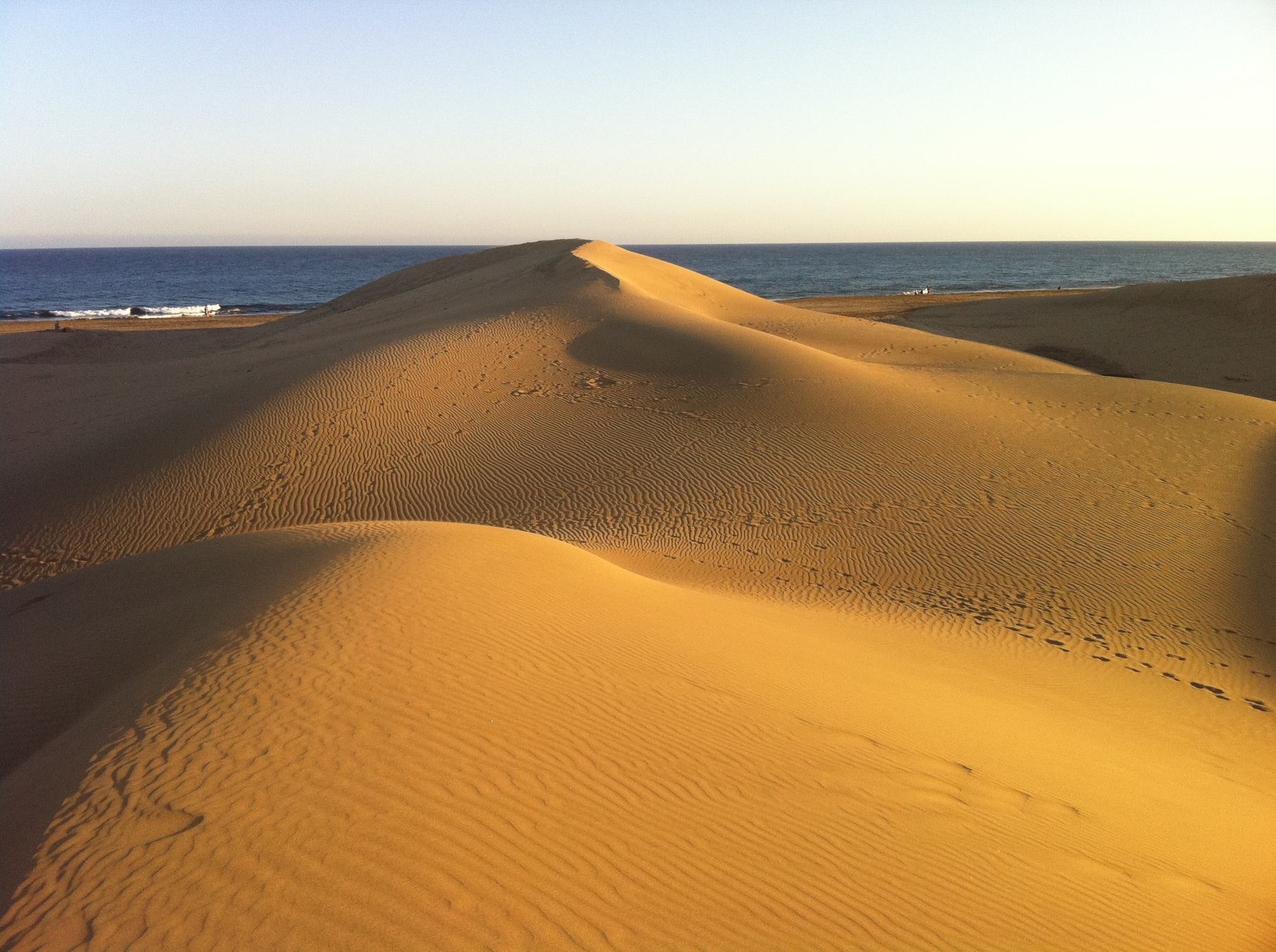 desert beach maspalomas gran canaria spain