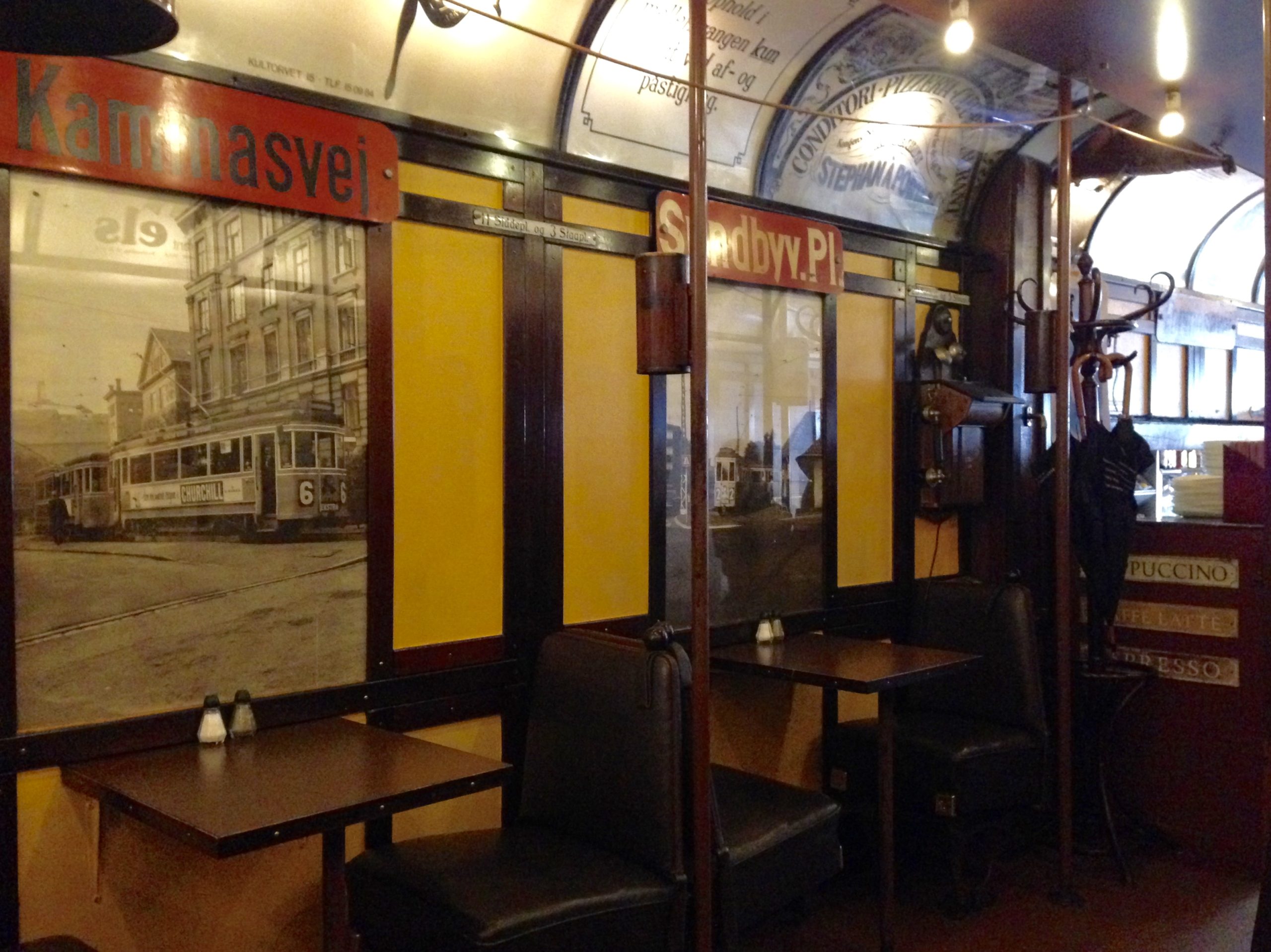 old tram restaurant copenhagen denmark