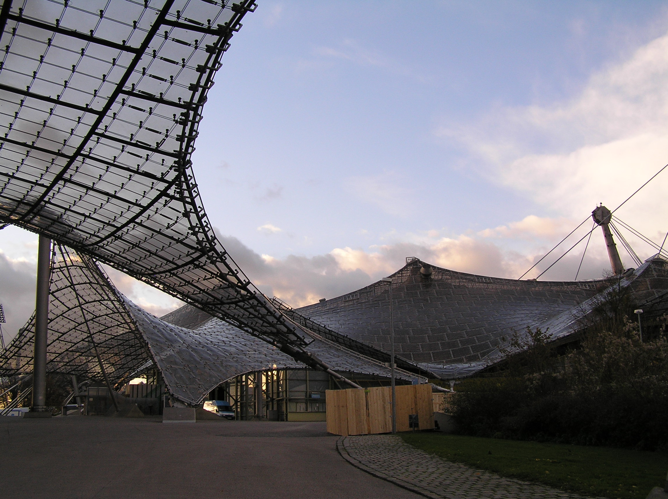 roof olympic park munich germany