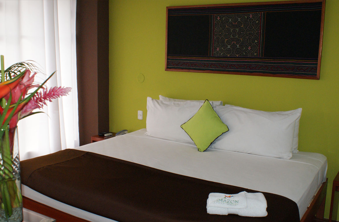 interior hotel room iquitos amazon rainforest peru