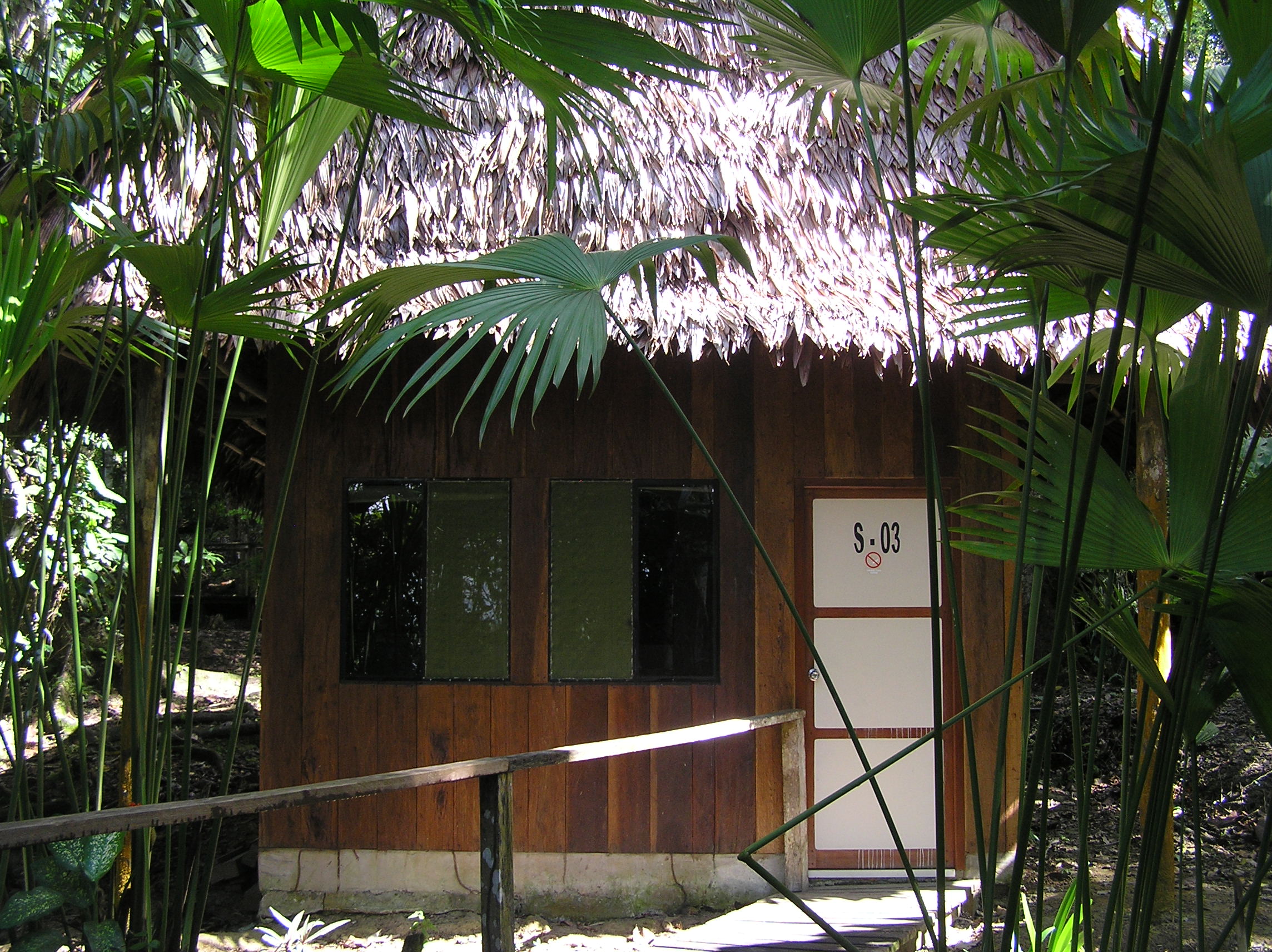 hut amazon rainforest lodge peru