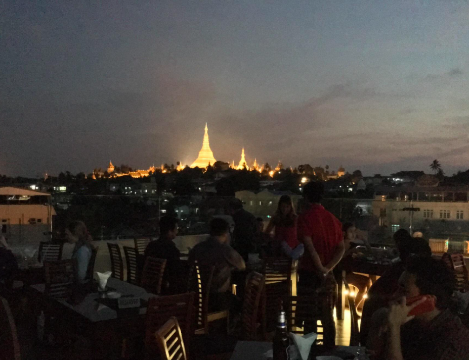 vista rooftop bar yangon myanmar