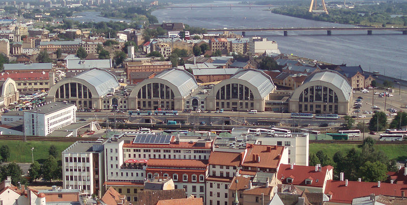 riga central market latvia