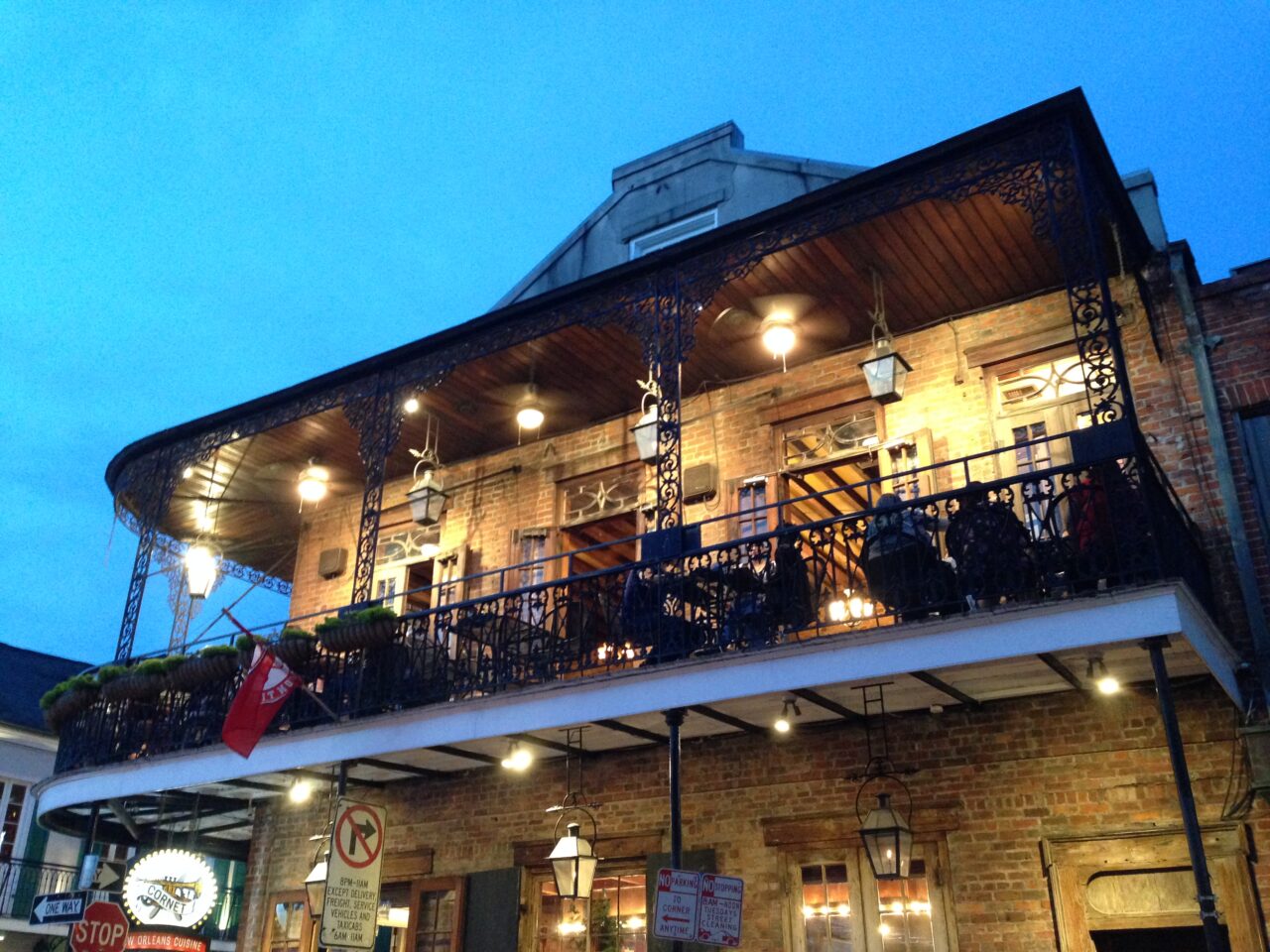 French Quarter by Day, and Night