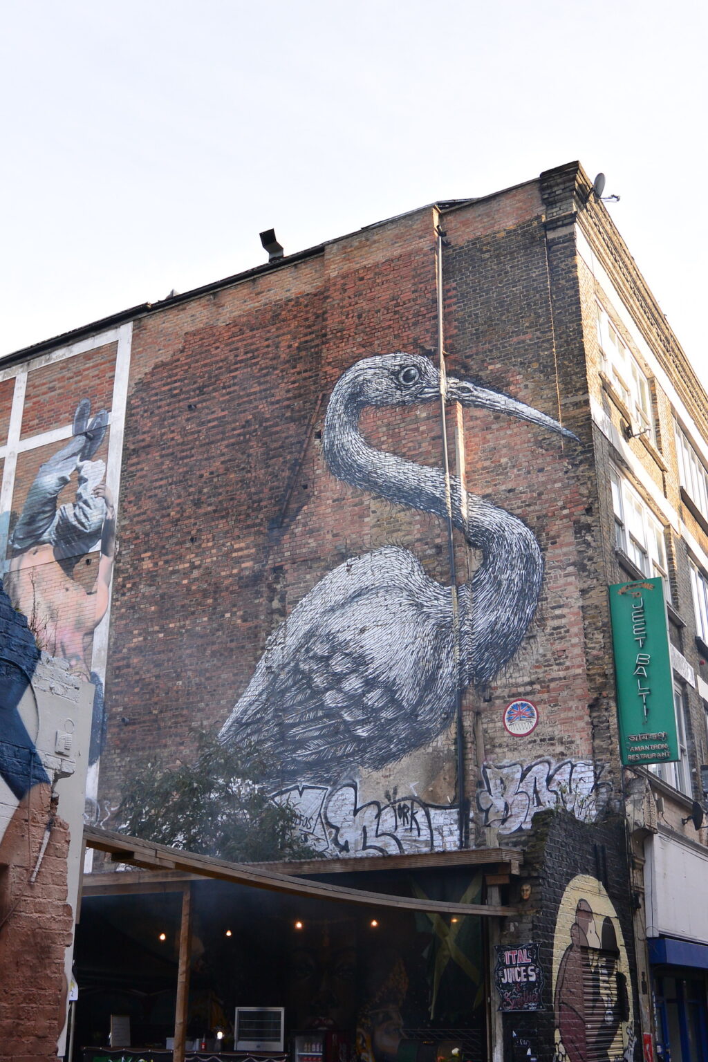 exploring sightseeing brick lane spitalfields london england uk