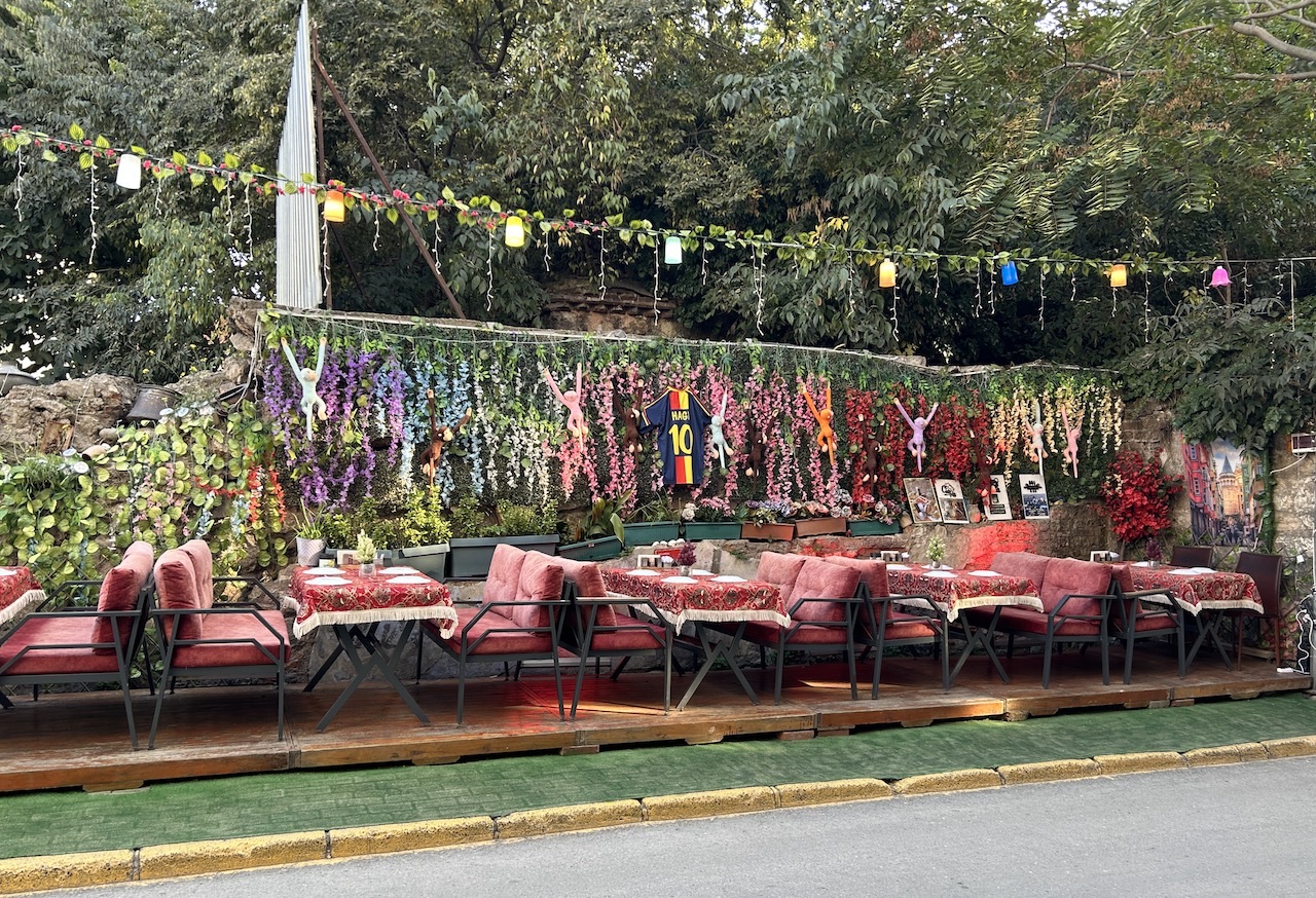 colorful neighbourhood istanbul